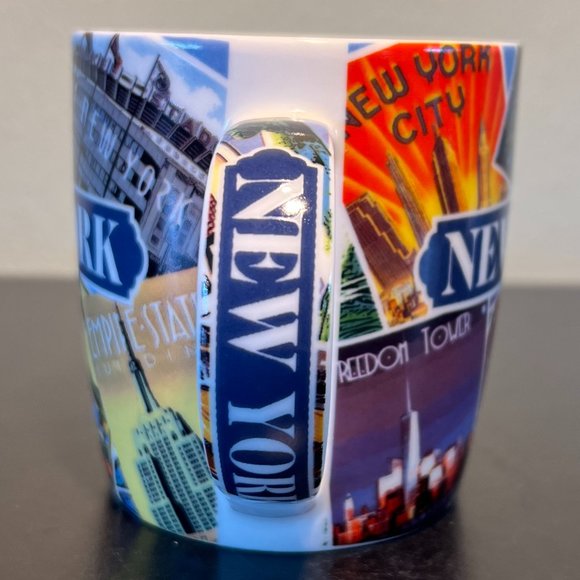 PCF The Postcard Factory NEW YORK CITY Postcard Collage Souvenir Ceramic Mug - Picture 6 of 11